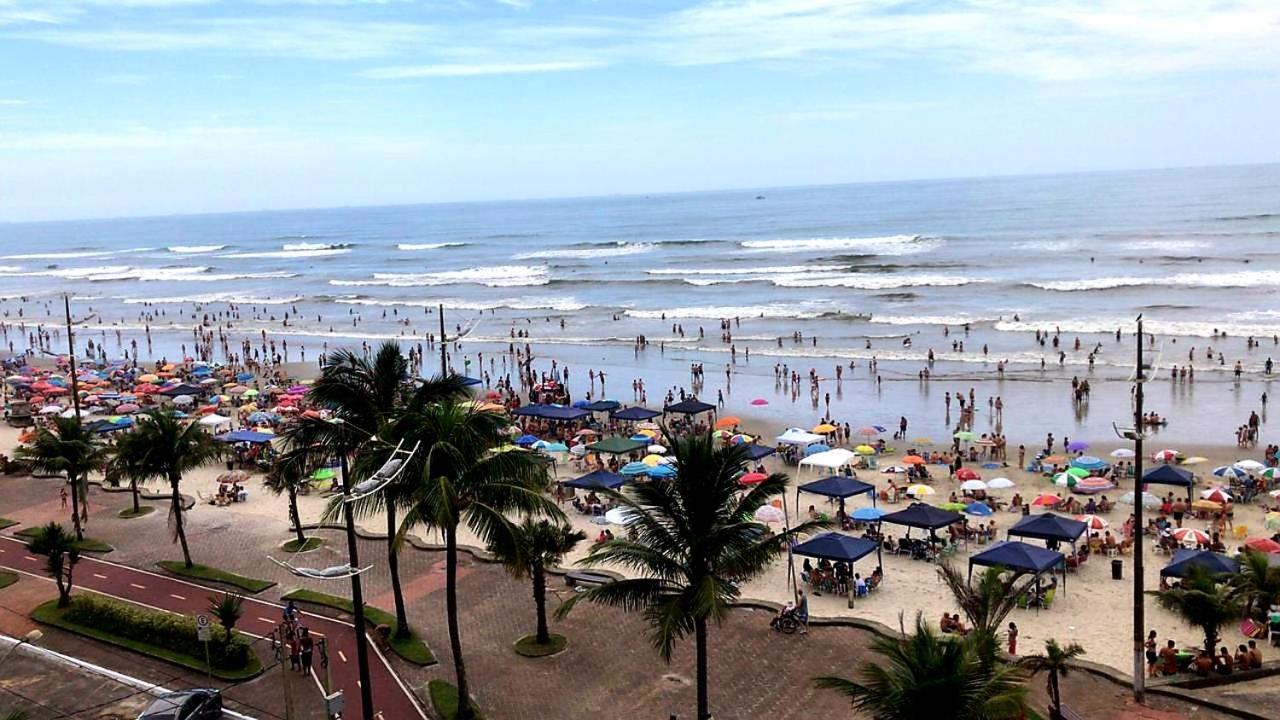 Apartamento De Frente O Mar Praia Grande Hotel Solemar Exterior foto